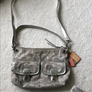 Coach purse and matching wallet